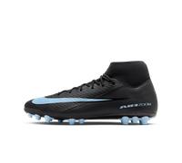 Nike Mercurial Superfly 10 Academy Botas de fútbol de perfil alto para césped artificial - Negro 45.5