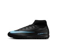 Nike Mercurial Superfly 10 Academy Zapatillas de fútbol de perfil alto para moqueta - Turf - Negro