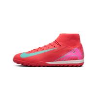 Nike Mercurial Superfly 10 Academy Zapatillas de fútbol de perfil alto para moqueta - Turf - Rojo 45.5