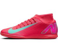 Nike Mercurial Superfly 10 Club Botas de fútbol de Perfil Alto IC, Soccer Shoe Hombre, Ember Glow/Aurora Green, 43 EU