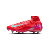 Nike Mercurial Superfly 10 Elite Botas de fútbol de Perfil Alto SG-Pro, Soccer Shoe Hombre, Ember Glow/Aurora Green, 37.5 EU