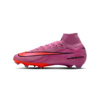 Nike - Bota de fútbol Air Zoom Mercurial Superfly 10 Elite FG, Unisex, Magic Flamingo-Black-Total Crimson, 10,5 USA