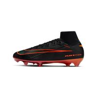 Nike Mercurial Superfly 10 Elite LV8 Botas de fútbol de perfil alto para terreno firme - Negro 40.5
