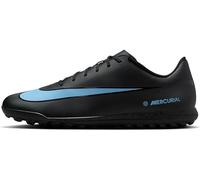 Nike - Bota de fútbol Zoom Mercurial Vapor 16 Club Turf, Unisex, Black-Ice Blue, 10 USA