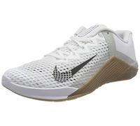 NIKE Metcon 6, Zapatos Hombre, White Black Gum Dark Brown Grey Fog White, 47.5 EU