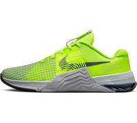 NIKE Metcon 8, Zapato de Entrenamiento Hombre, Polvo de fotón Gris Lobo Azul difuso Volt, 44 EU