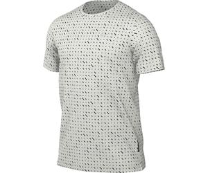 Nike Miler Breathe HJ4181-121 - Camiseta de Correr de Manga Corta para Hombre, Color Blanco y Plateado Reflectante