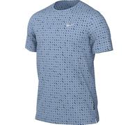 Nike Miler Breathe HJ4181-422 - Camiseta de Correr de Manga Corta para Hombre, Color Azul psíquico/Plateado Reflectante