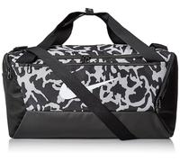 Nike MISC Nk Brsla S Duff 9.5 Cat AOP - Bolsa de Entrenamiento Unisex, Color Negro/Gris Ahumado/Blanco, FB2829-010, Negro/Lt Smoke Grey/White, 41 L, Deportes