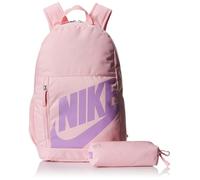 Nike Mochila infantil (20 l), DR6084, Med Soft Pink/Med Soft Pink/Rush Fuchsia, 20 Lang, Deportes