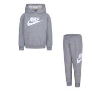 NIKE Mono de Niños Club Fleece Gris Talla 4-5 A Código 86L135-042, gris/blanco, 4-5 Años