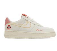 Nike Mujer Air Force 1 07 Low Leather Synthetic Coconut Milk Light Curry Entrenadores 35.5 EU