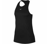 Nike Mujer Camiseta sin Mangas, Black/White, L