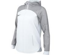 NIKE Mujer Chaqueta Con Capucha W Nk Df Strk23 Hd Trk Jkt K, Blanco/Gris Lobo/Blanco/Negro, DR2573-100, L