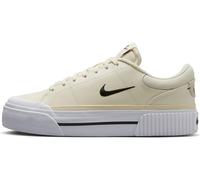 Nike Mujer Corte Legacy Lift, Zapatillas, Pale Marfil Negro Muselina Blanca, 39 EU