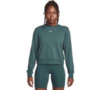 Nike Mujer W Nk One DF Crew Lbr Top, Deep Jungle/White, XS