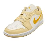 NIKE Mujeres Air Jordan 1 Low Trainers DC0774 Sneakers Zapatos (UK 8.5 US 11 EU 43, Sail Yellow Chrome Pale Vanilla 170)