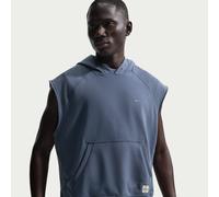 Nike N.A.C. Sudadera con capucha de entrenamiento sin mangas de tejido Fleece Dri-FIT - Hombre - Azul XXL