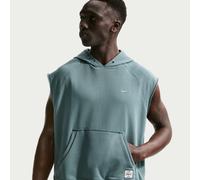 Nike N.A.C. Sudadera con capucha de entrenamiento sin mangas de tejido Fleece Dri-FIT - Hombre - Gris M