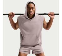 Nike N.A.C. Sudadera con capucha de entrenamiento sin mangas de tejido Fleece Dri-FIT - Hombre - Gris XXL