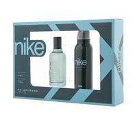 NIKE - Night Mode Colonia 100 ml + Desodorante en Spray 200 ml, Estuche de Regalo Hombre, Eau de Toilette Natural y Masculina, Aroma Frutal Amaderado, Fragancia Fresca, Dulce y de Larga Duración