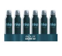 NIKE - Night Mode Pack de 6 x 200 ml, Desodorante Hombre Spray, Desodorante Antimanchas para Todo Tipo de Piel, 0% Sales de Aluminio, de Larga Duración, Fragancia Frutal Amaderado