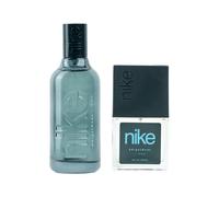 NIKE - Night Mode Promoción 100 ml + 30 ml, Colonia Hombre, Pack 2 Productos, Perfume Formato Spray, Eau de Toilette Natural y Masculina, Aroma Frutal Amaderado, Fragancia Fresca