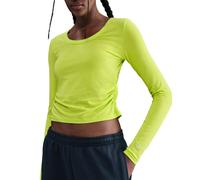 Nike Nike - Camiseta de mujer W Nsw Nk Chll Knt Ls Top Nike. Amarillo Talla L