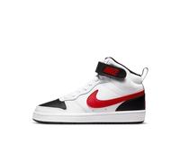 Nike - Nike Court Borough Mid 2, Zapatillas de Gimnasia, White/University Red-Black,