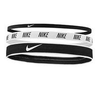 Nike - Cinta del pelo de pelo (3 Unidades), Unisex, Black-White-Black, OSFM
