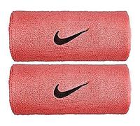 Nike Nike Swoosh Doublewide Wristbands Muñequera, Unisex Adulto, PinGre, Única