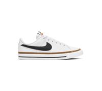 Nike - Nike Court Legacy, Zapatillas de Gimnasia, White/Black-Desert Ochre-Gum Light Brown,