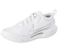 Nike Court Zoom Pro, Zapatos de Tenis para Mujer, White Metallic Silver, 40 EU