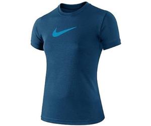 Nike niña Legend Short Sleeve Top Youth - Camiseta, Primavera/Verano, niña, Color Blue Force/Neo Turq, tamaño Extra-Small