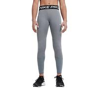 NIKE Np Tght, Leggings Niñas, Carbon Heather/(white), 10 Años