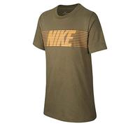 Nike NSW - Camiseta térmica de Forro Polar para niños (Talla M), Color Verde Oliva
