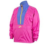 Nike NSW ICN Clsh Jkt Sport Jacket, Hombre, Fire Pink/Sapphire/Laser Orange, M
