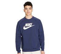 Nike NSW Modern Crew Fleece Sudadera, Midnight Navy/White, XL para Hombre, 42