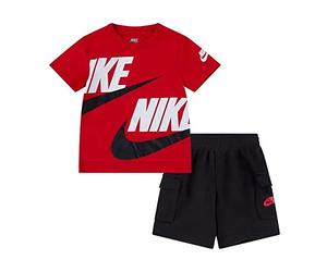 Nike NSWHBR Cargo Kids Completo Rosso da Bambino 86J213-023, Rojo