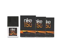 NIKE - On Fire Pack de 3 x 30 ml, Colonia Hombre, Formato Viaje en Spray, Perfume Hombre, Eau de Toilette Natural y Masculina, Aroma Oriental Amaderado, Fragancia Fresca
