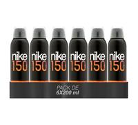 NIKE - On Fire Pack de 6 x 200 ml, Desodorante Hombre Spray, Desodorante Antimanchas para Todo Tipo de Piel, 0% Sales de Aluminio, de Larga Duración, Fragancia Oriental Amaderado