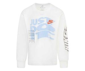 NIKE ON The Move LS tee, Blanco, 4 años Unisex niños