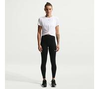 Nike One Classic Twist Dri-Fit Camiseta de Manga Corta para Mujer, Blanco/Negro, HJ1054-102, 2XL