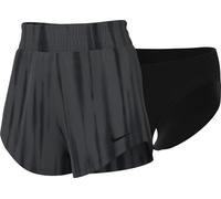 Nike One DF HR 3In BR AOP Pantalones Cortos para Mujer Anthracite/Black/Black XL