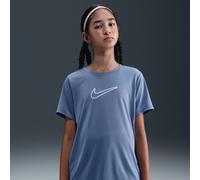 Camiseta Manga Corta Nike - Azul - Camiseta Niña talla 8