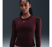 Nike One Fitted Camiseta de manga larga Dri-FIT - Mujer - Rojo XS (EU 32-34)