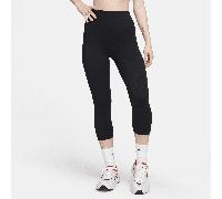 Nike One Leggings cortos de talle alto - Mujer - Negro S (EU 36-38)
