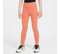 Nike One Leggings de talle alto Dri-FIT - Niña - Naranja XS