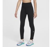 Nike One Leggings de talle alto Dri-FIT - Niña - Negro S