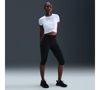 Nike One Leggings pirata de talle alto - Mujer - Negro M (EU 40-42)